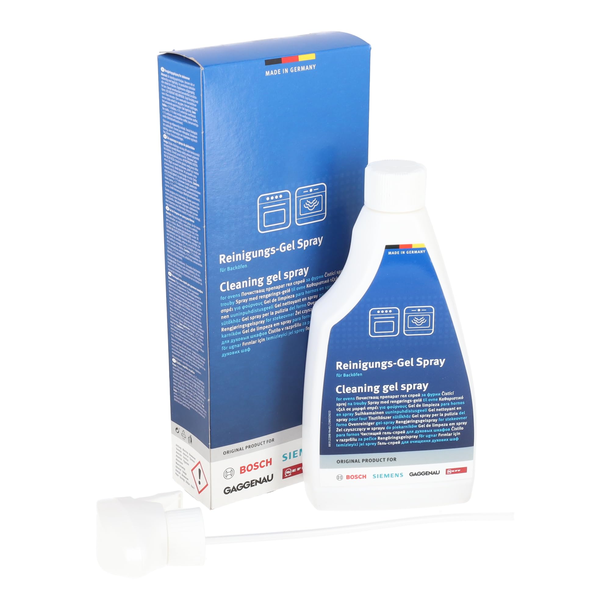 sparefixdCleaning Gel Spray 500ml for NEFF Cooker Oven Combi Microwaves