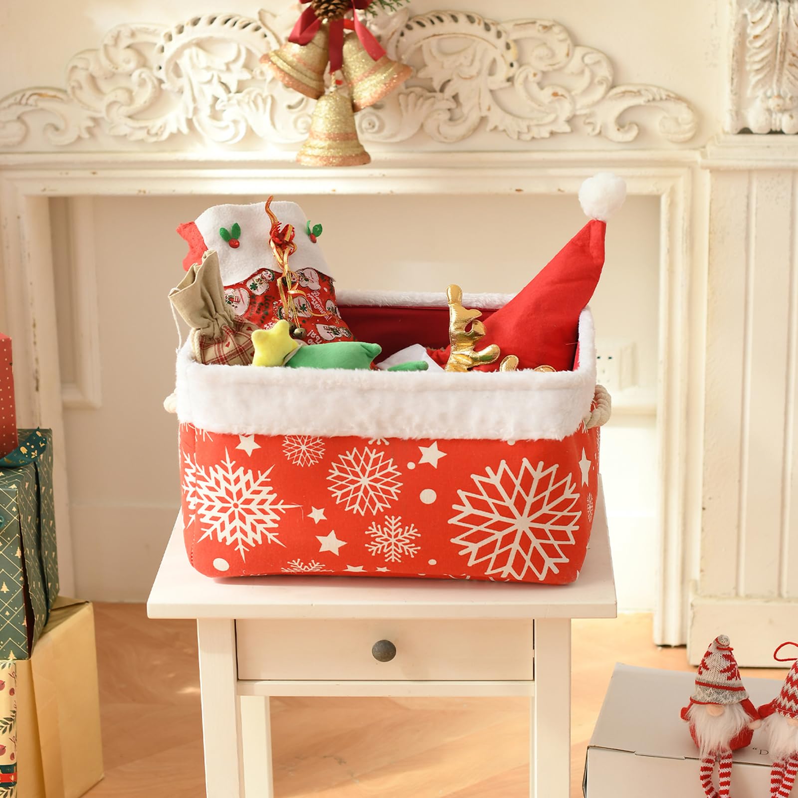 INough Christmas Ornament Storage Box Holiday Decoration Organizer - Image 2