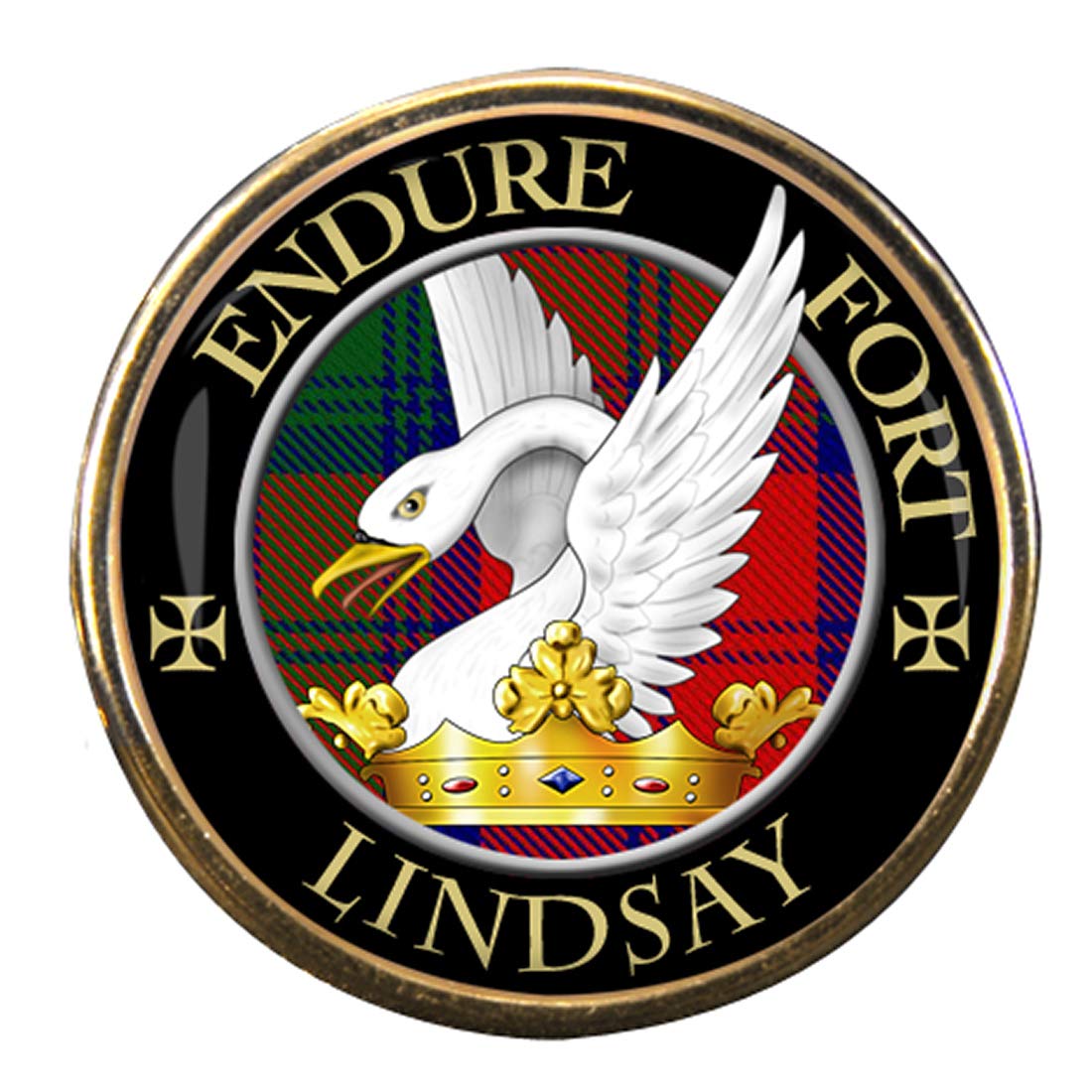 Lindsay Scottish Clan Pin Badge