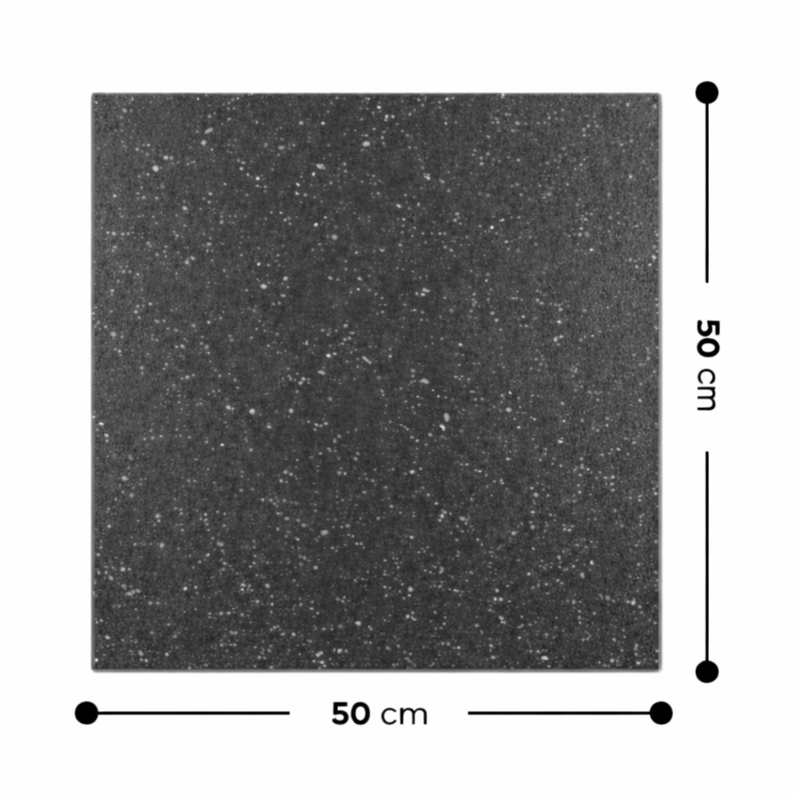 Pannelli Isolanti Polistirolo con Grafite 20 kg/mq, 50x50 cm spessore 5 cm, per Cappotto Termico, Rivestimento, Isolamento Pareti Interne ed Esterne, Tetto e Coperture (10)