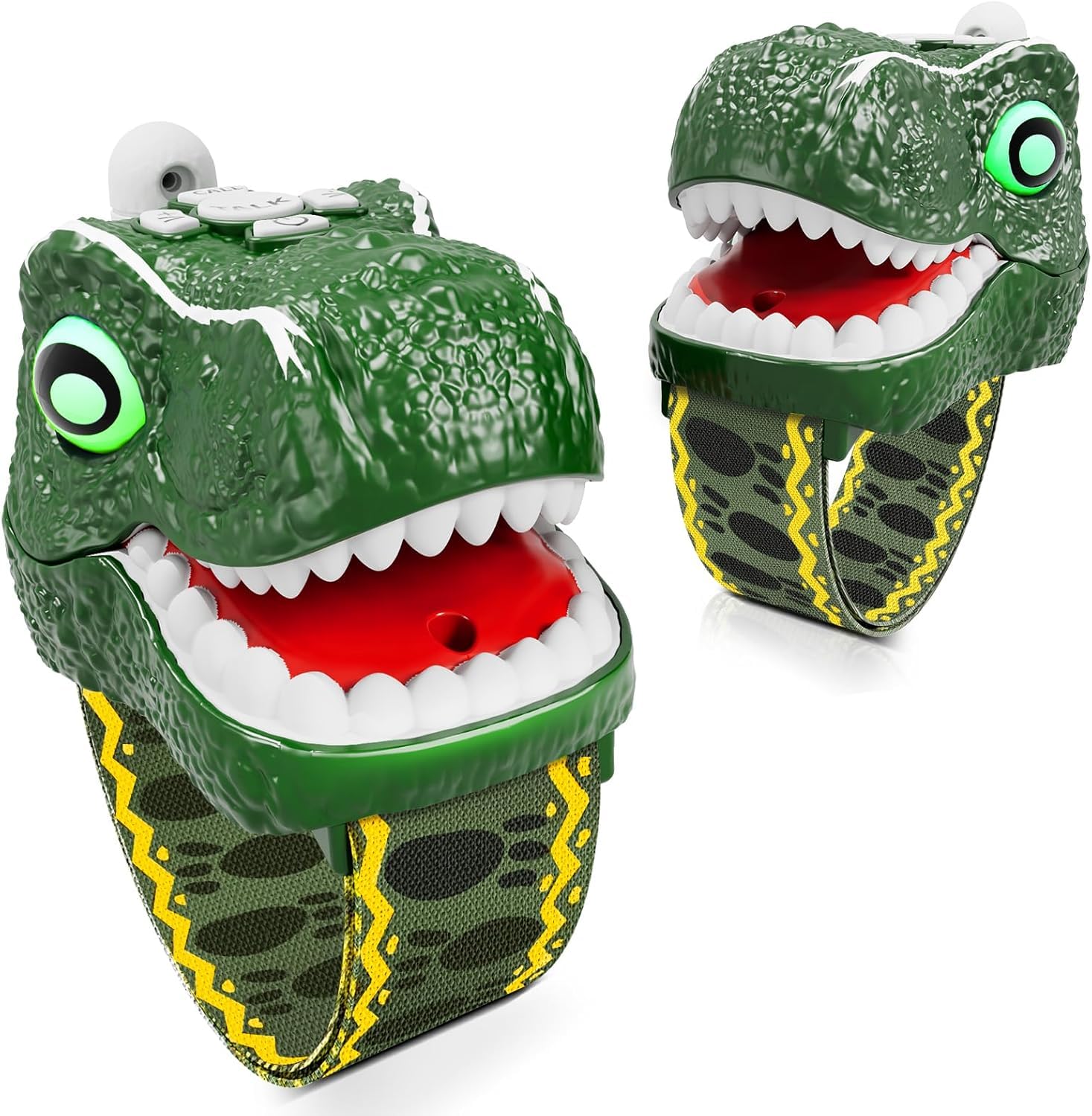 Dinosaur Toys Walkie Talkies for Kids 2 Pack, T-Rex Dino Wrist Walkie Talkies, Outdoor Camping Watch Toys for Boys Girls Age 3-12, Birthday Christmas Stocking Stuffers Easter Gifts