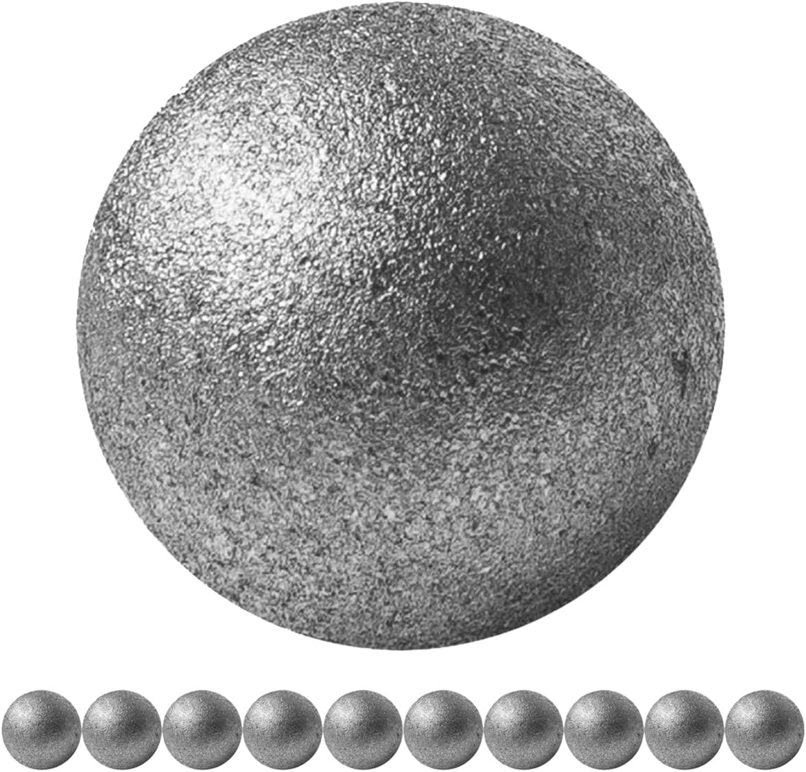 Stal Solid Steel Ball Diameter 15 - Diameter 50 mm Artificial Forge Metal Ball Balls (Diameter 40 mm -43.040/10 Pieces)