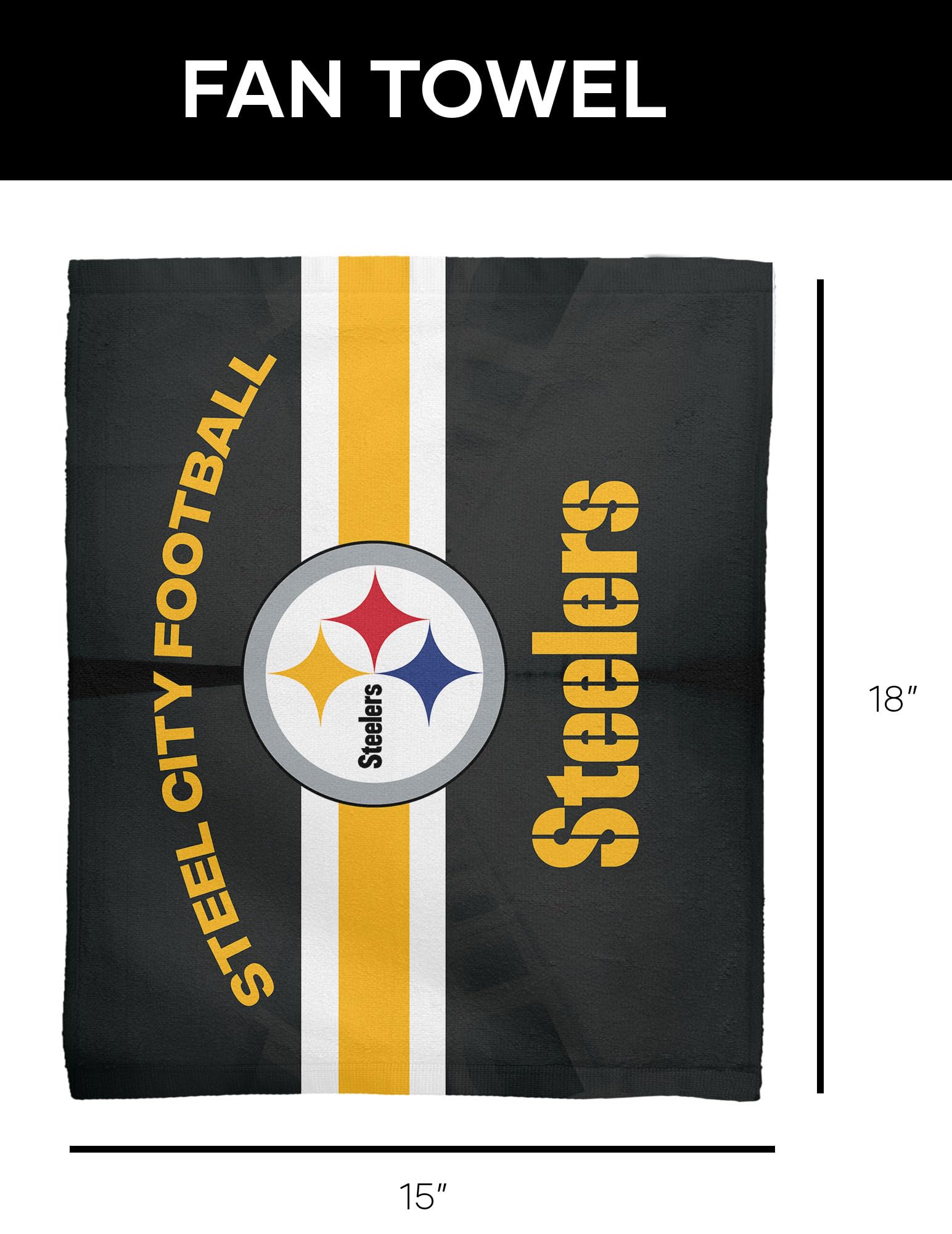 Amazon.com: Northwest Pittsburgh Steelers NFL Team Arch Slogan