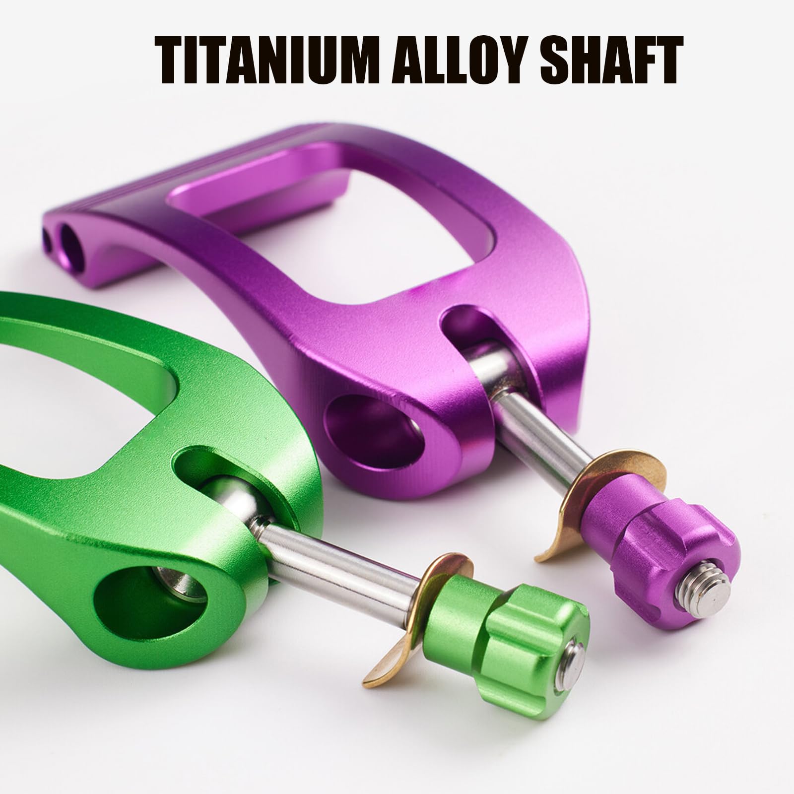 Abrazadera de liberación rápida para bicicletas plegables con aleación de aluminio mecanizada de precisión que garantiza un bloqueo seguro y un manejo suave, hebilla de liberación rápida