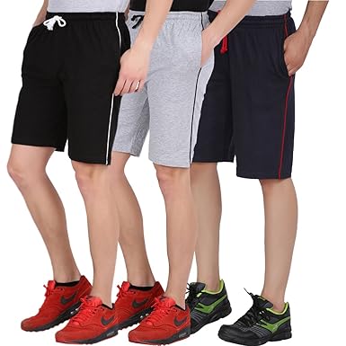 CHECKERSBAY Boy's Regular Shorts (Pack of 3)