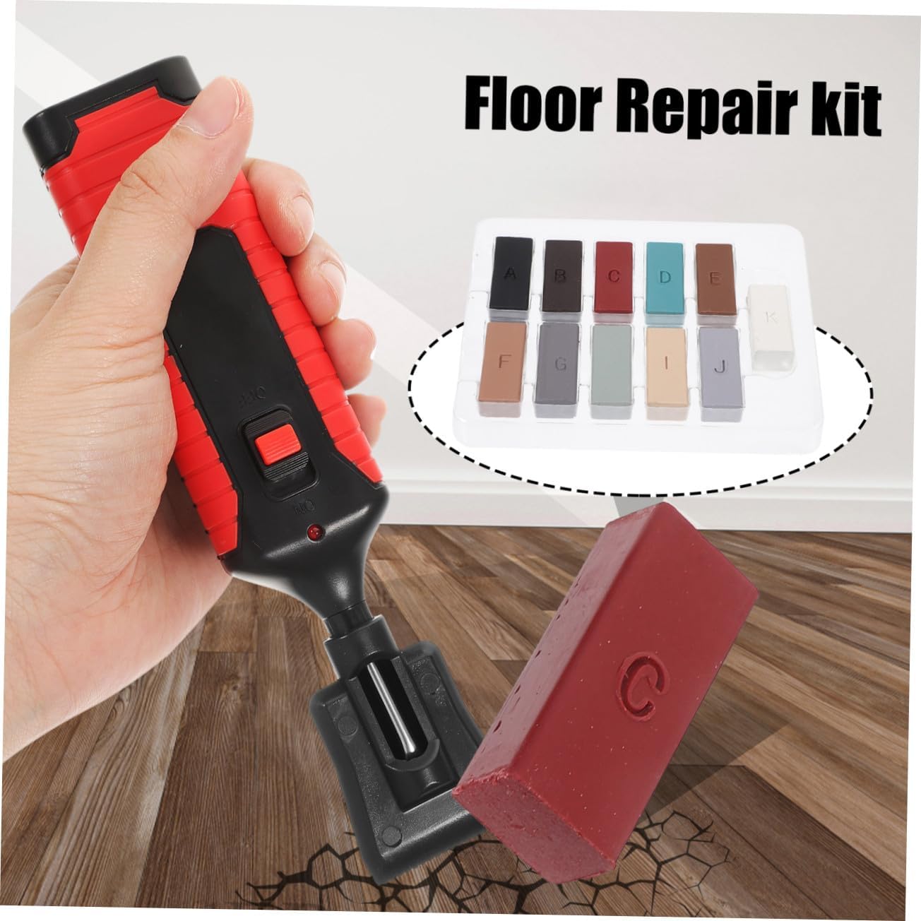 Repair Tool 3-in-1 Floor Repair Kit for Wood Tile Porcelain and Countertop