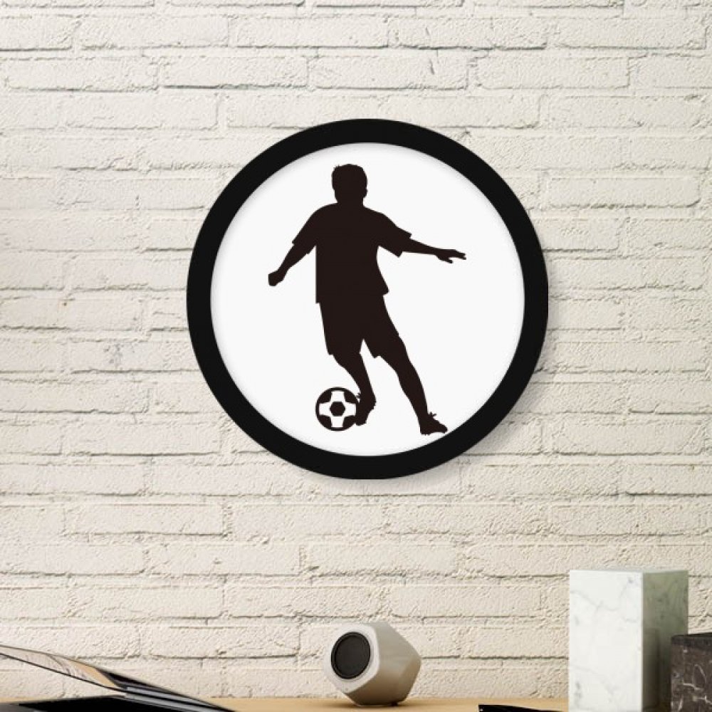 Stickers muraux football pour masquer un mur vide avec un cadre noir