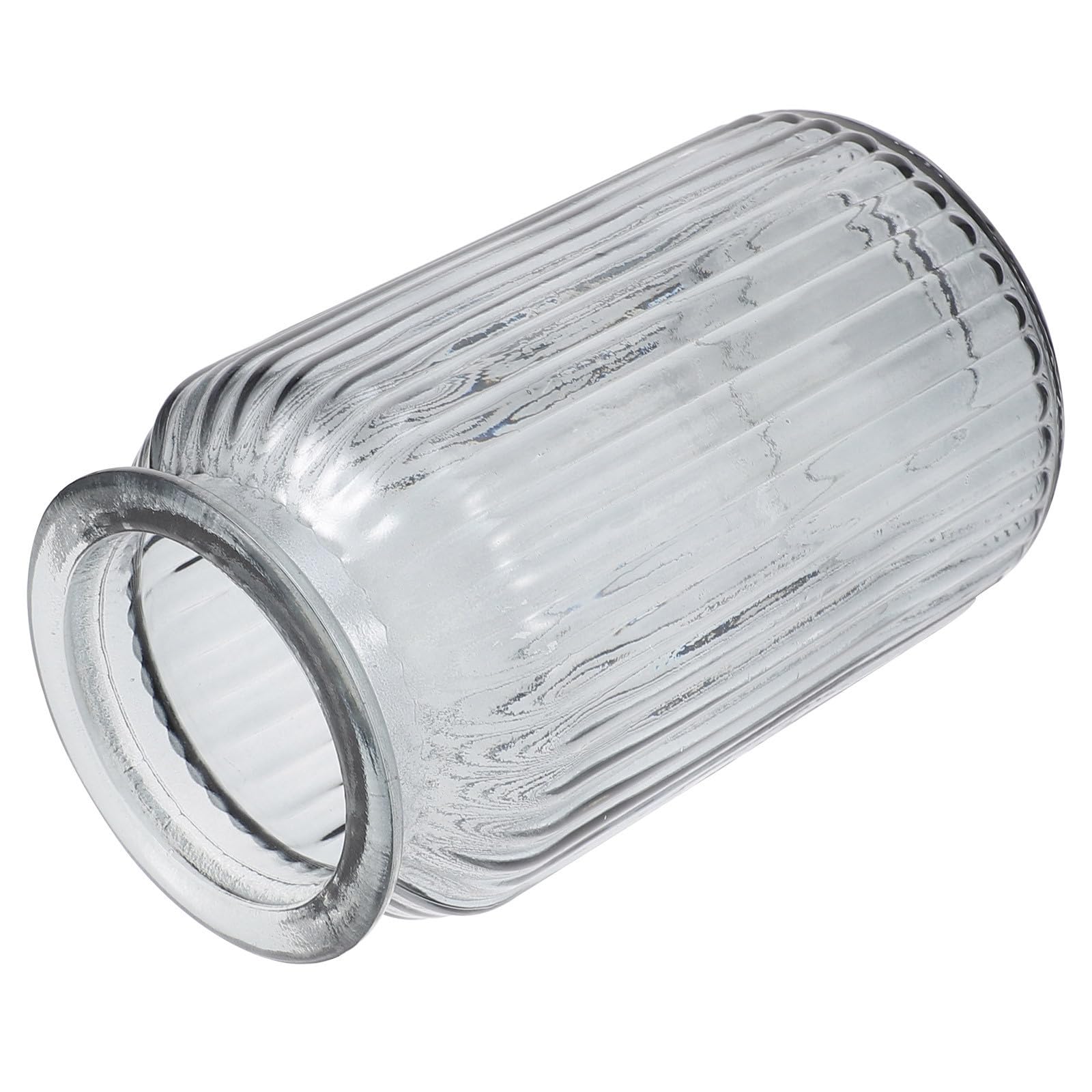 Jarrón de vidrio grande Amosfun para arreglo floral y flores secas