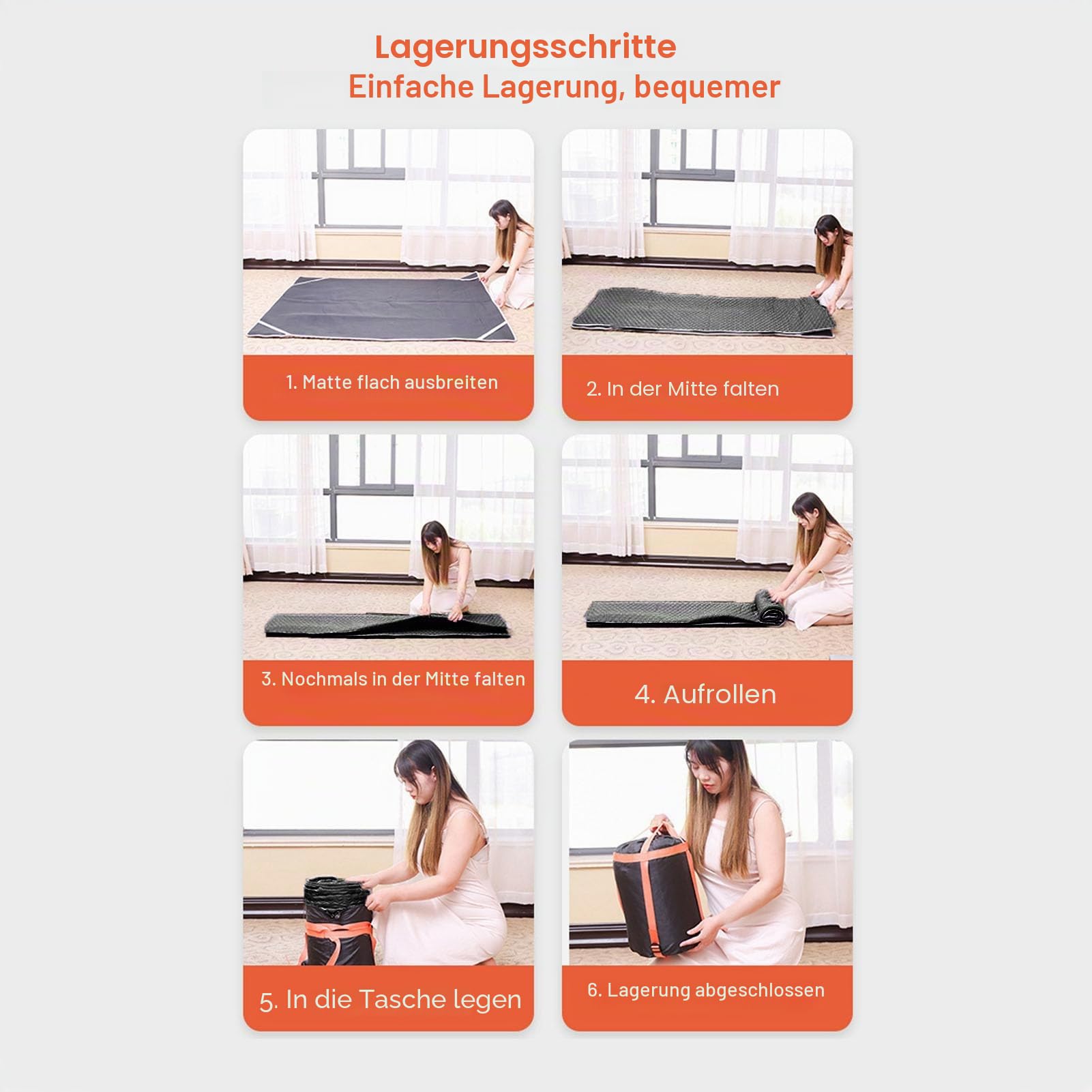 Fockety Beheizbare Isomatte, beheizbarer Schlafsack-Inlett mit 4 Heizzonen, 3 Temperaturstufen, Typ C oder USB-Stromversorgung, beheizbare Campingdecke für Camping, Sofa