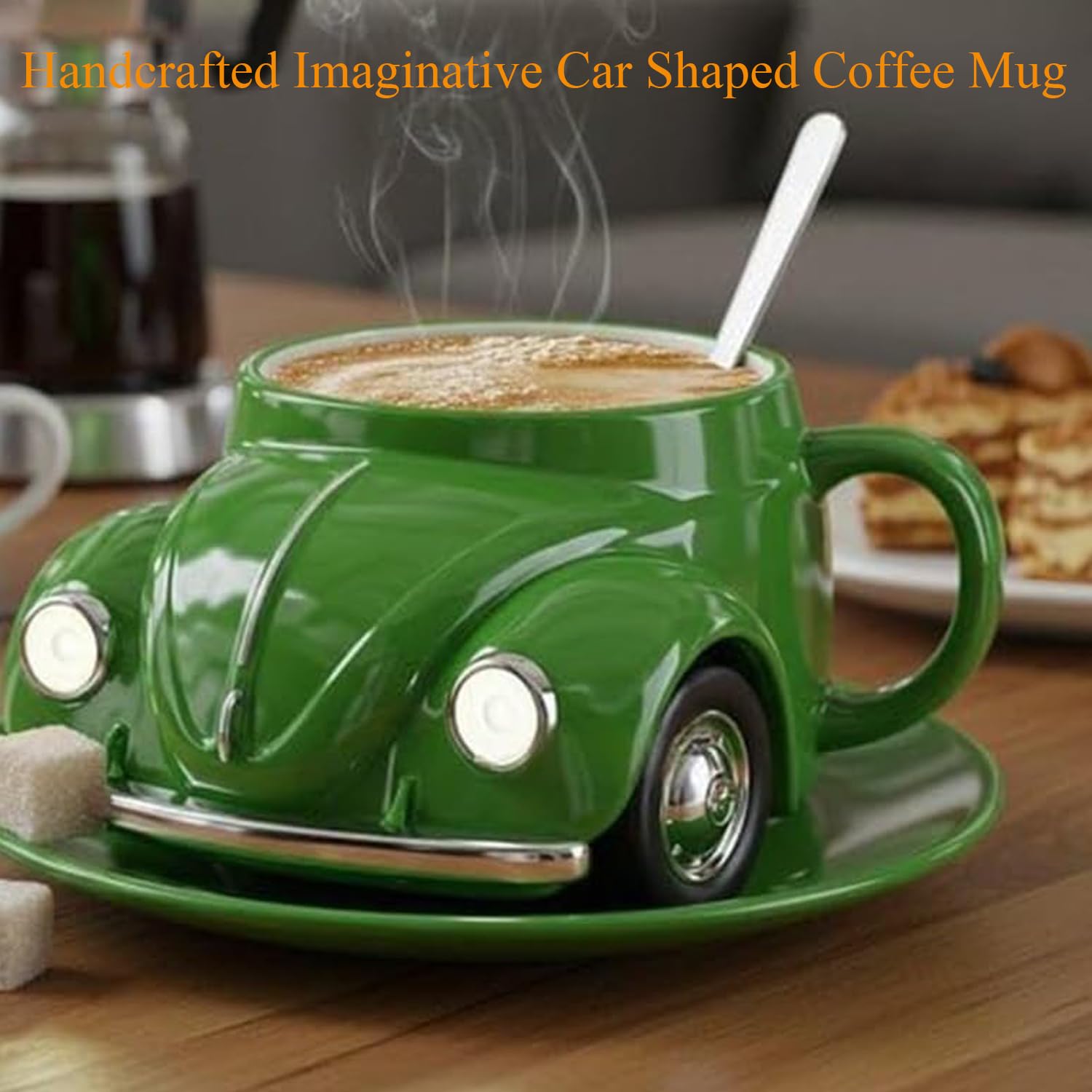 Handcrafted Imaginative Car Shaped Coffee Mug,Car Shaped Coffee