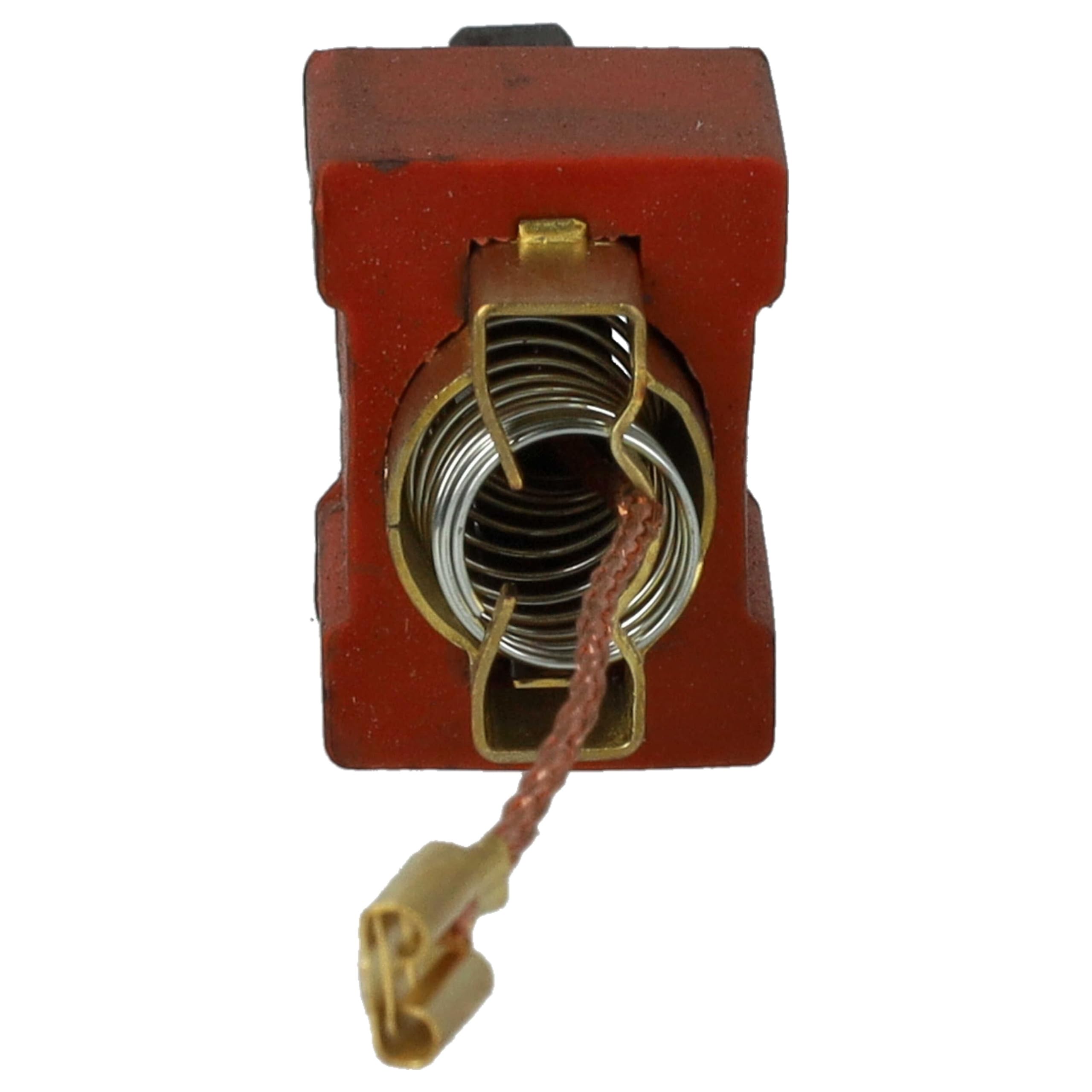 Vhbw 2x Spazzola Carbone 5 X 15 X 30 Mm Compatibile Con Miele W3241(DE), W3242(ES), W3242(GB), W3248(DE), W3261(BE) Lavatrice - Spazzola Motore
