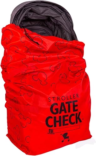 Disney Baby by J.L. Childress Gate Check Air - Bolsa de viaje para cochecitos individuales y dobles, color rojo