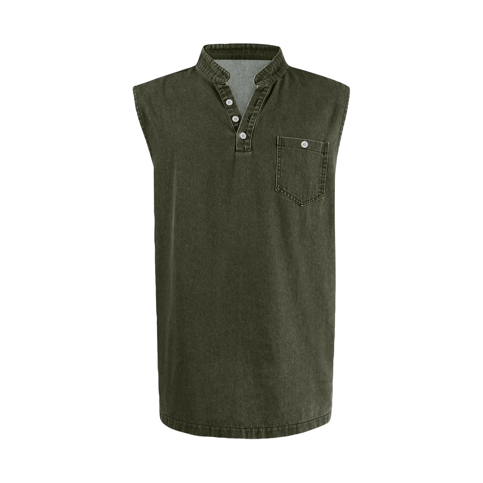 MOKBAY Camiseta Tirantes Hombre Básica Slim Fit Vintage Gimnasio Camiseta Sin Mangas para Hombre Originales Trabajo Casual Fashion Transpirable Tank Top