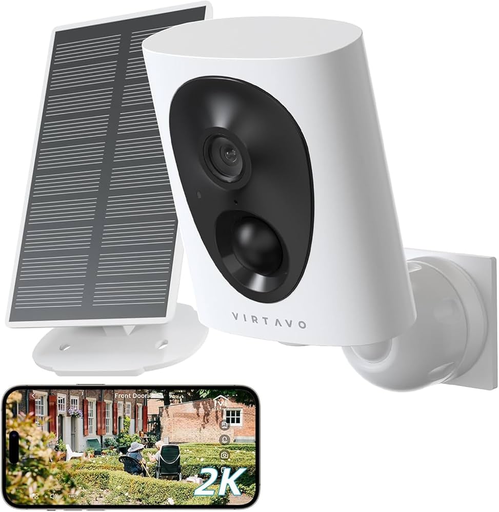 Amazon.co.jp: virtavo 防犯カメラ 屋外 ワイヤレス 充電式 カラフル