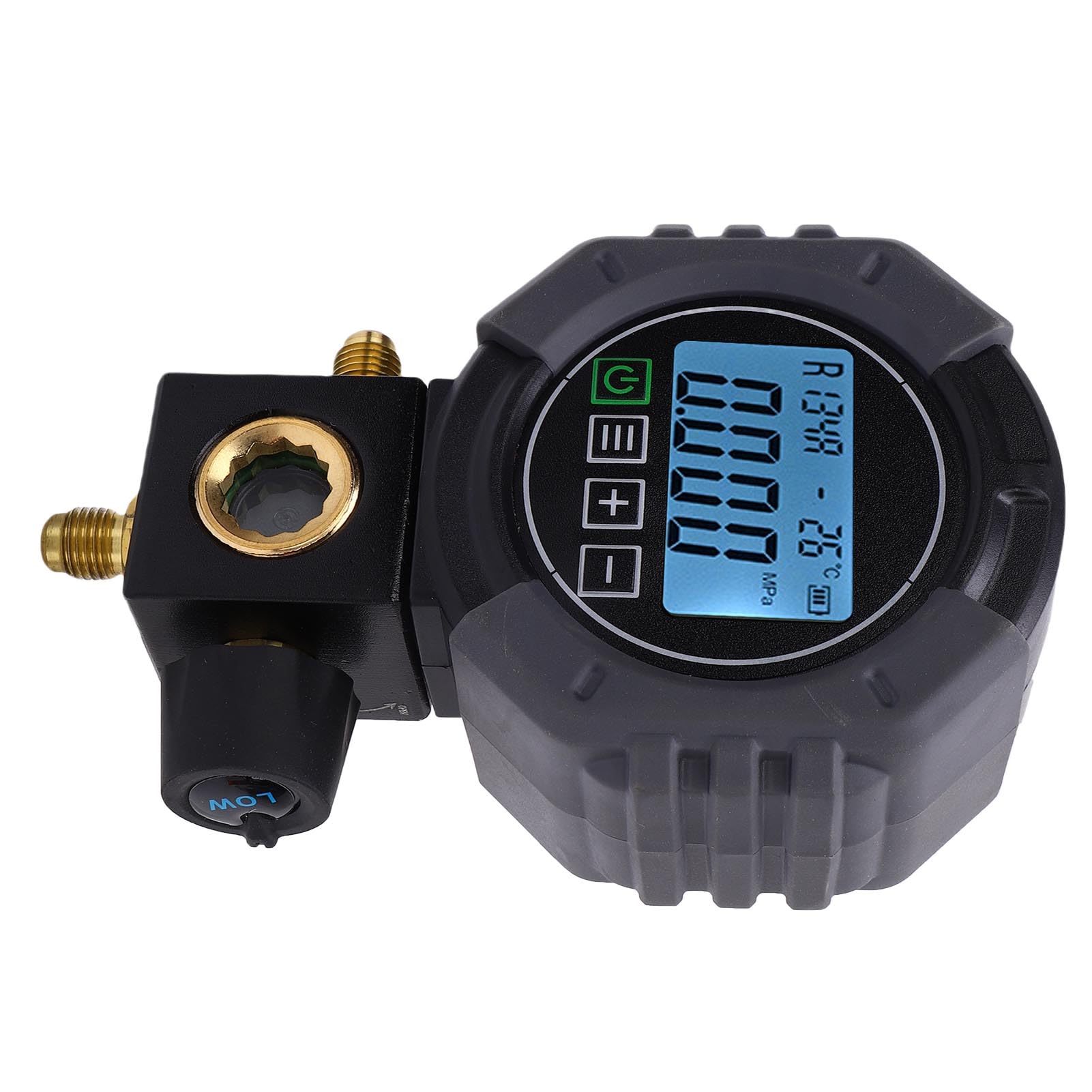 Misuratore digitale del collettore 0-6000 Kpa Tester di pressione di refrigerazione AC HVAC con misurazione precisa per test diagnostici e manutenzione