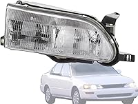 Vista 13 de Auto Parts Avenue Reemplazo de faro para 2000 2001 2002 2003 2004 Tundra (solo modelo de doble cabina) 2001 2002 2003 2004 Sequoia par lado derecho