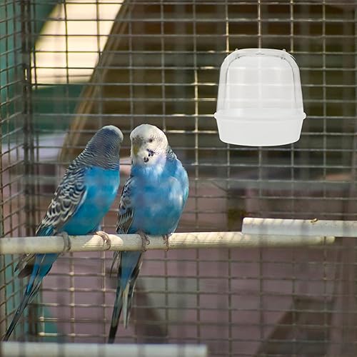 Miniatura 8 de Cubierta para jaula de pájaros, baño para pájaros enjaulado, baño para pájaros multijaula cubierta para novias pequeñas, periquitos canarios, loro