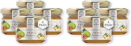 Apicoltura Casentinese, Composta di Fichi e Zenzero, Linea Gourmet, 4 Vasetti da 65 g (Confezione da 2)