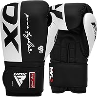 RDX F4 Boxing Gloves Maya Hide Leather Muay Thai Kickboxing Training Sparring Gloves 8-16oz Men Women