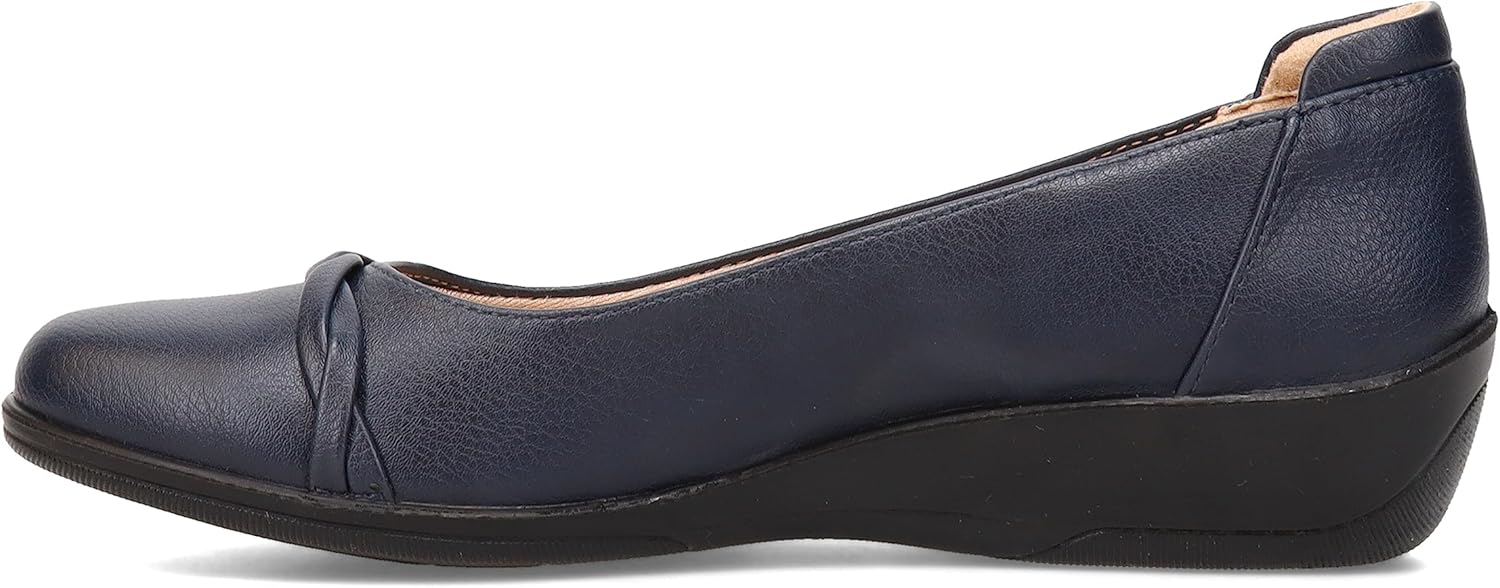 LifeStride Impact Womens Slip On 12 BM US Navy