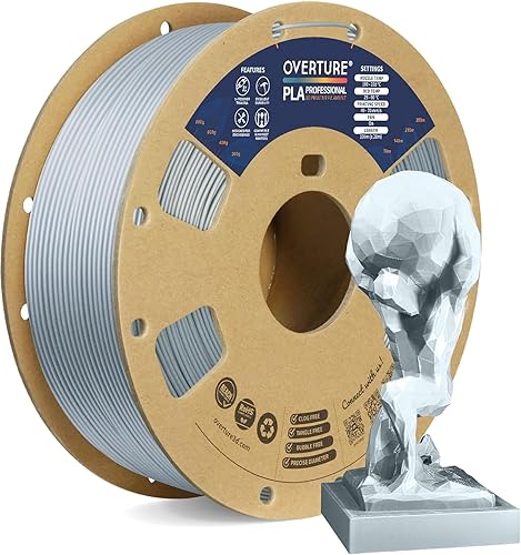Vista 121 de OVERTURE PLA Plus (PLA+) Filament 1.75mm, Stronger & More Durable, Professional Toughness 3D Printer Filament 1kg (2.2lbs), High Precision +
