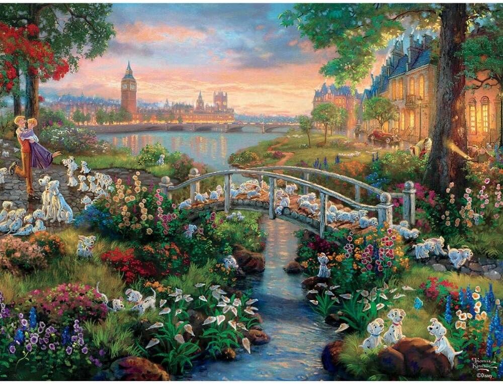 MasterPieces Glitter Magic Garden Jigsaw Puzzle, Art by Jan Patrick, 500-Piece