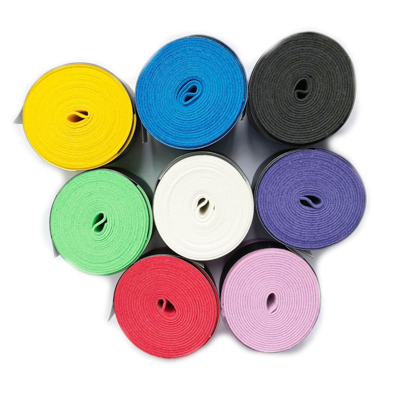 Hemoton Sticky Sweatband Overgrip Tape for Badminton and Squash Rackets Absorbent Slip Grip with Built PU Material Random Color for Tennis Players and Sports