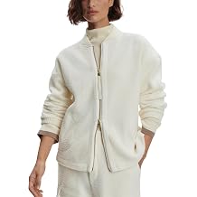 Esmeling Women Solid Full Zip Fleece Jacket Long Sleeve Sherpa Jacket Winter Outwear with Side Pockets