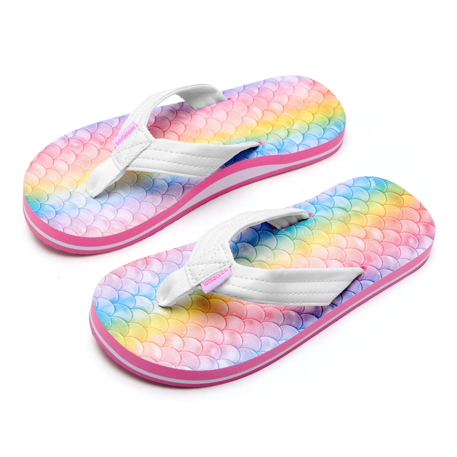 WateLves Flip Flops Kinder Zehentrenner Mädchen Jungen Badelatschen Sommer Strand und Pool Rutschfeste Zehensandalen