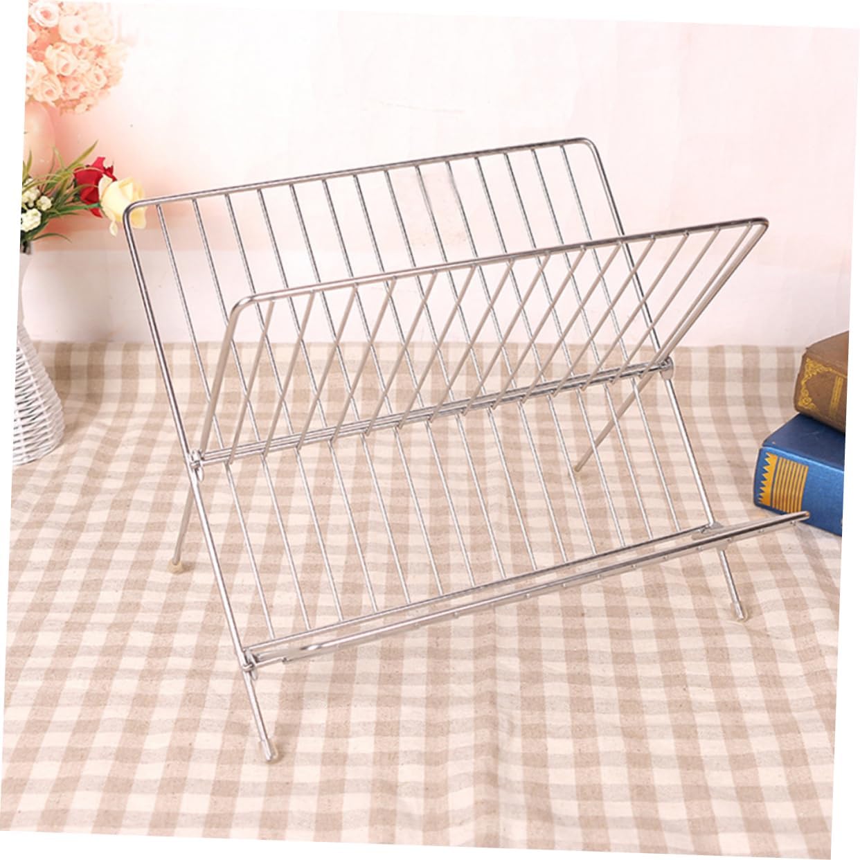Zerodeko 1pc Kitchen Storage Rack Dish Racks for Kitchen Counter Draining Bowl Dish Organizer