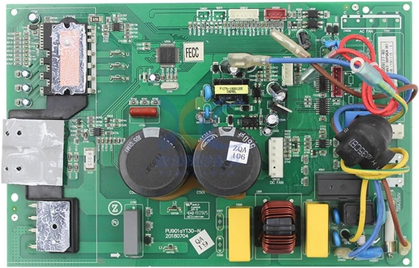 PU901AYT30-N Circuit PCB Conditioning Parts, Accessories(Compatible for DC Fan), Compatible for Chigo Air Condition Outdoor Unit Control Board (For DC Fan)
