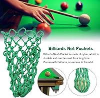 Vista 3 de Bolsillos de malla de billar, bolsas de club, 6 piezas/juego de mesa de billar, accesorios de billar, bolsillos de red de nailon, bolsillos
