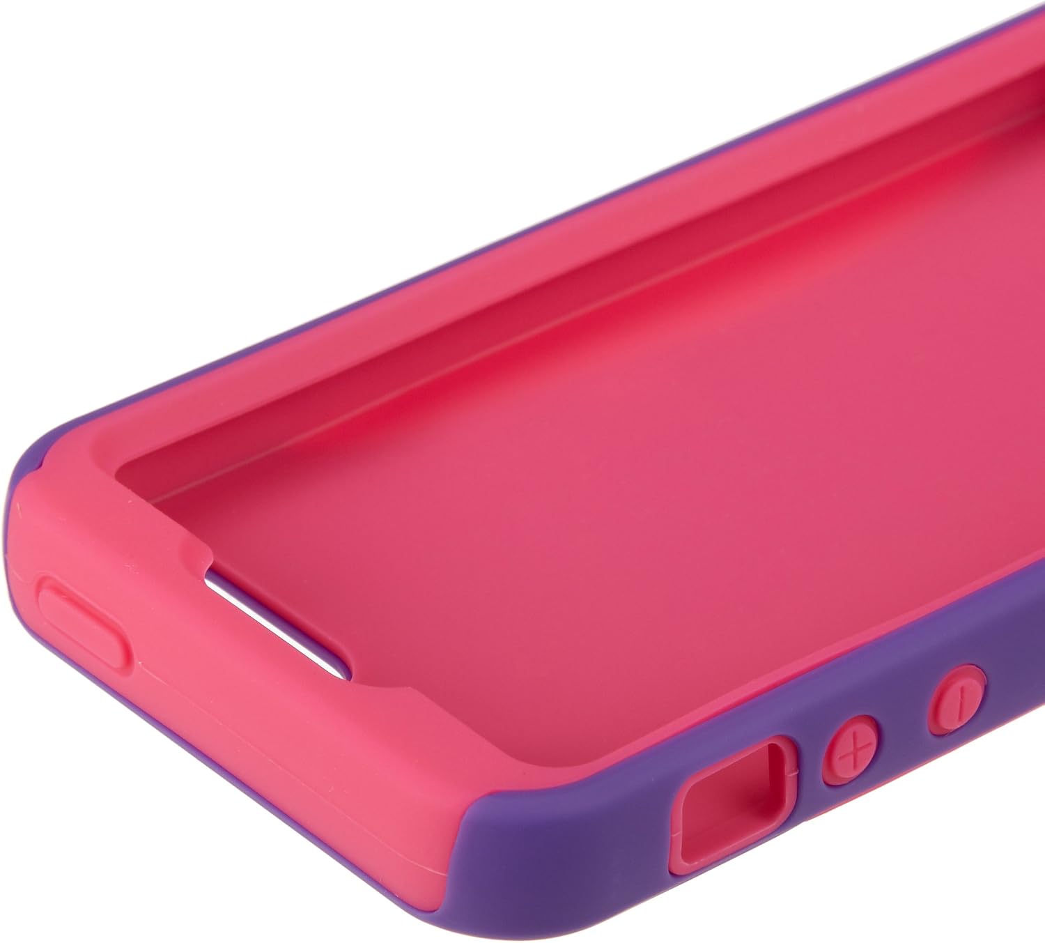 Amazon Basics PC/Silicon Case for iPhone 5S & iPhone 5 - Purple / Pink