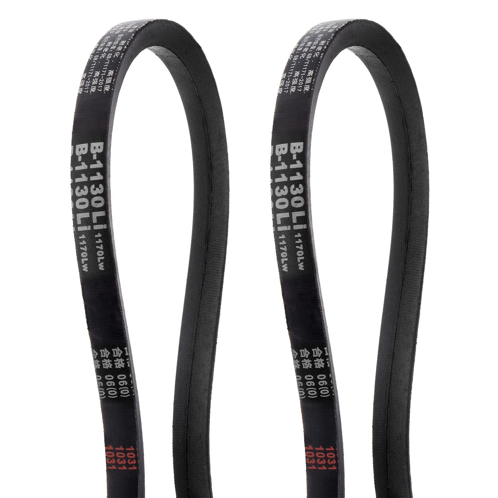 HARFINGTON 2pcs B-1080Li V-Belts Drive Belt 1080mm Inner Girth B Section Rubber for Power Transmission — Amazon image 26