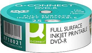 Q Connect 16 x 4,7 GB druk atramentowy DVD-R (25 szt.)