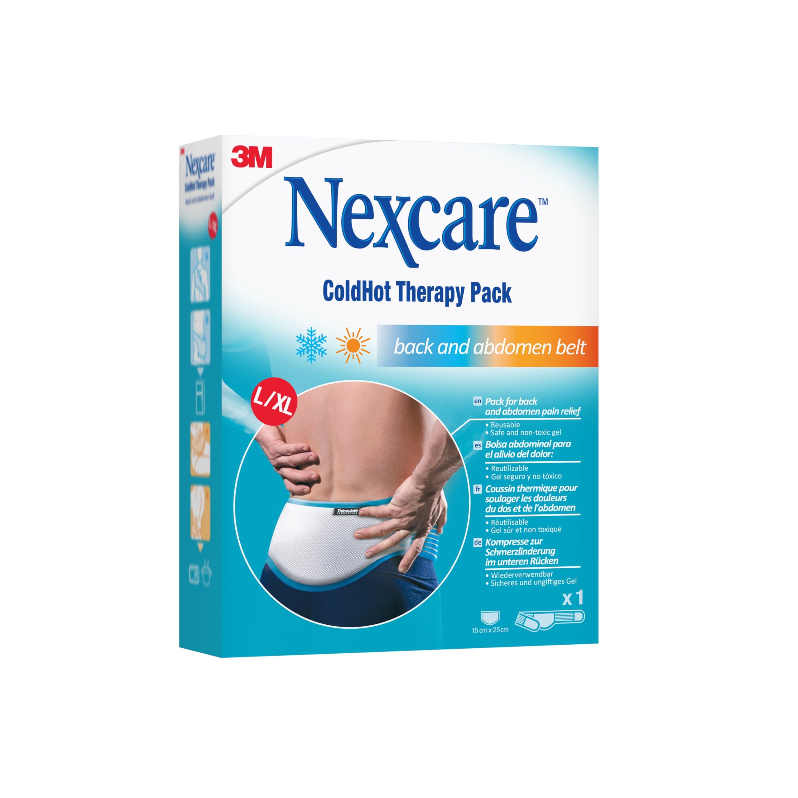 Nexcare ColdHot Therapy Pack Belt L/XL, paquete de 1 unidad