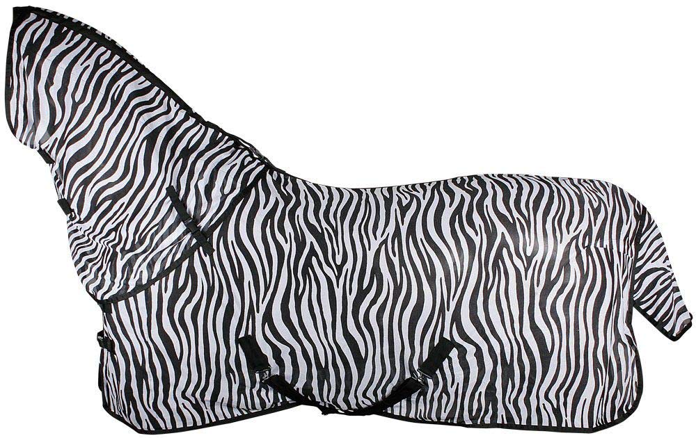 Harry' s Horse 32205029 – 175 cm Papillon Coperta con Collo Separato Adattatore, M, Zebra