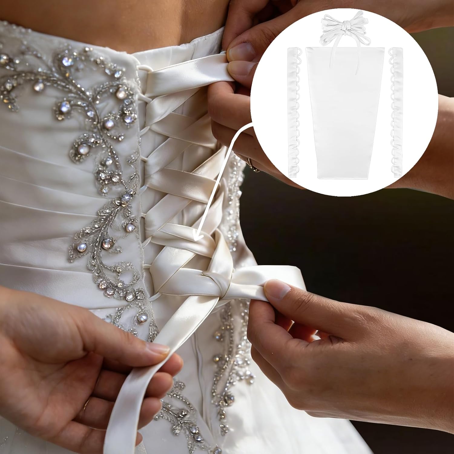 Corset Kit Zipper Replacement for Wedding Dress