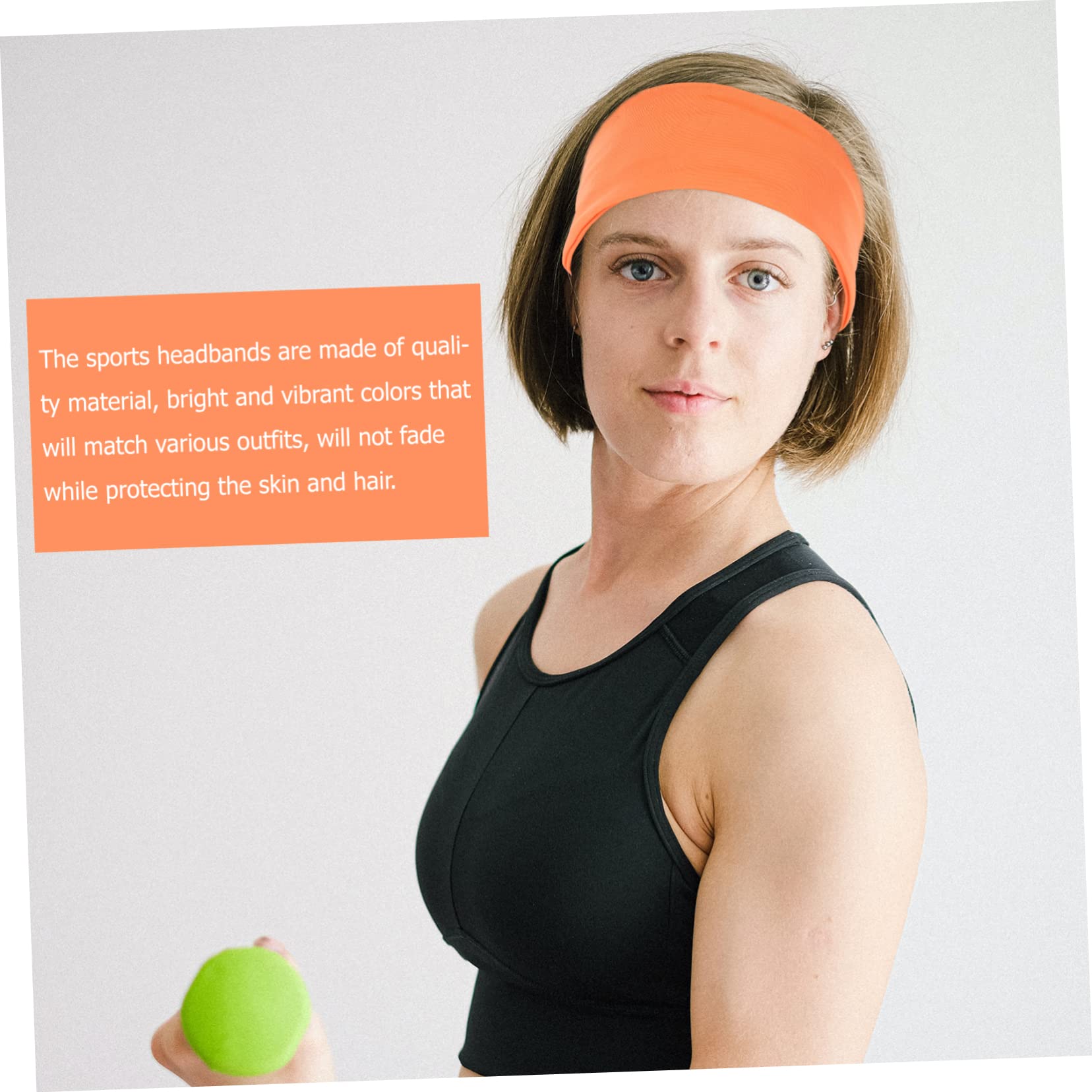 GALPADA 6 Pezzi Fascia Sportiva Boho Head Scarf Fasce Basket Turbante Uomo Turbante Corsa Fasce Spesse Fascia Per Sportiva Assorbente Del Sudore Per