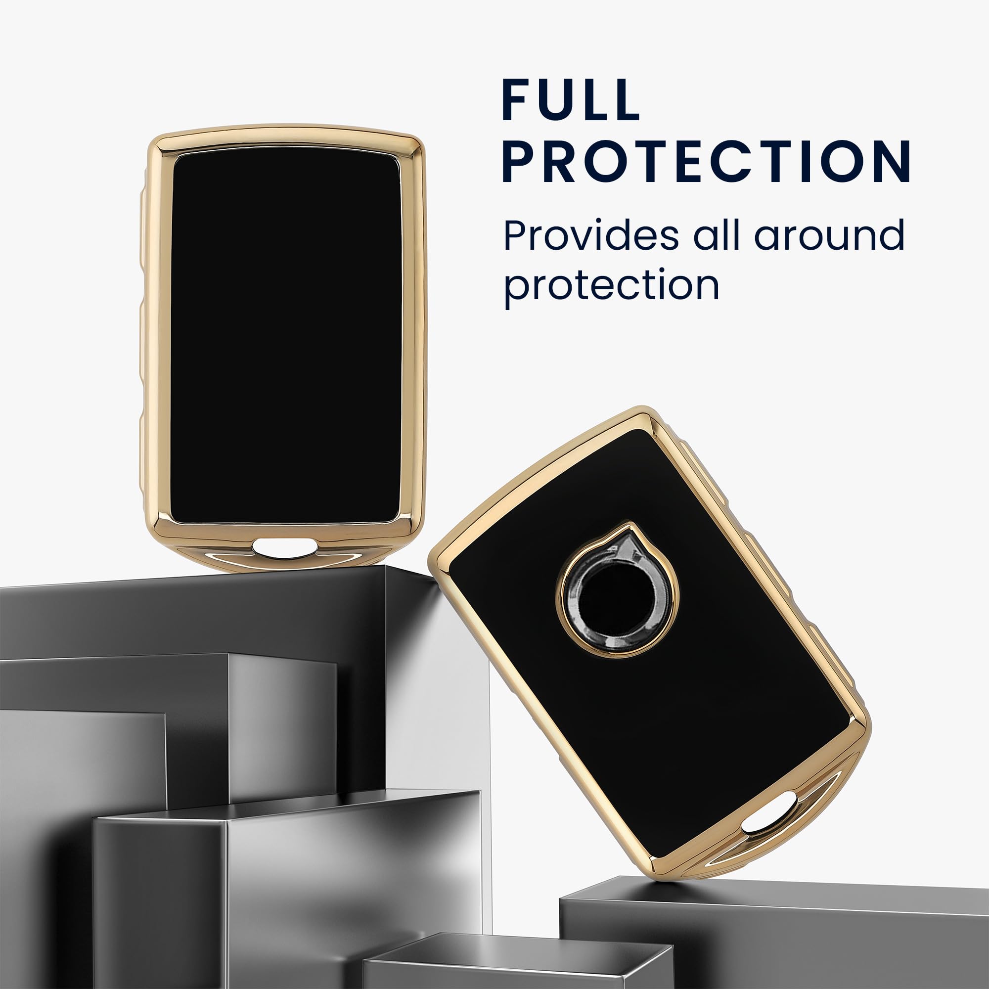 Kwnobile Custodia Silicone Per Chiave Volvo Keyless Go - Copertura Protettiva Antiurto