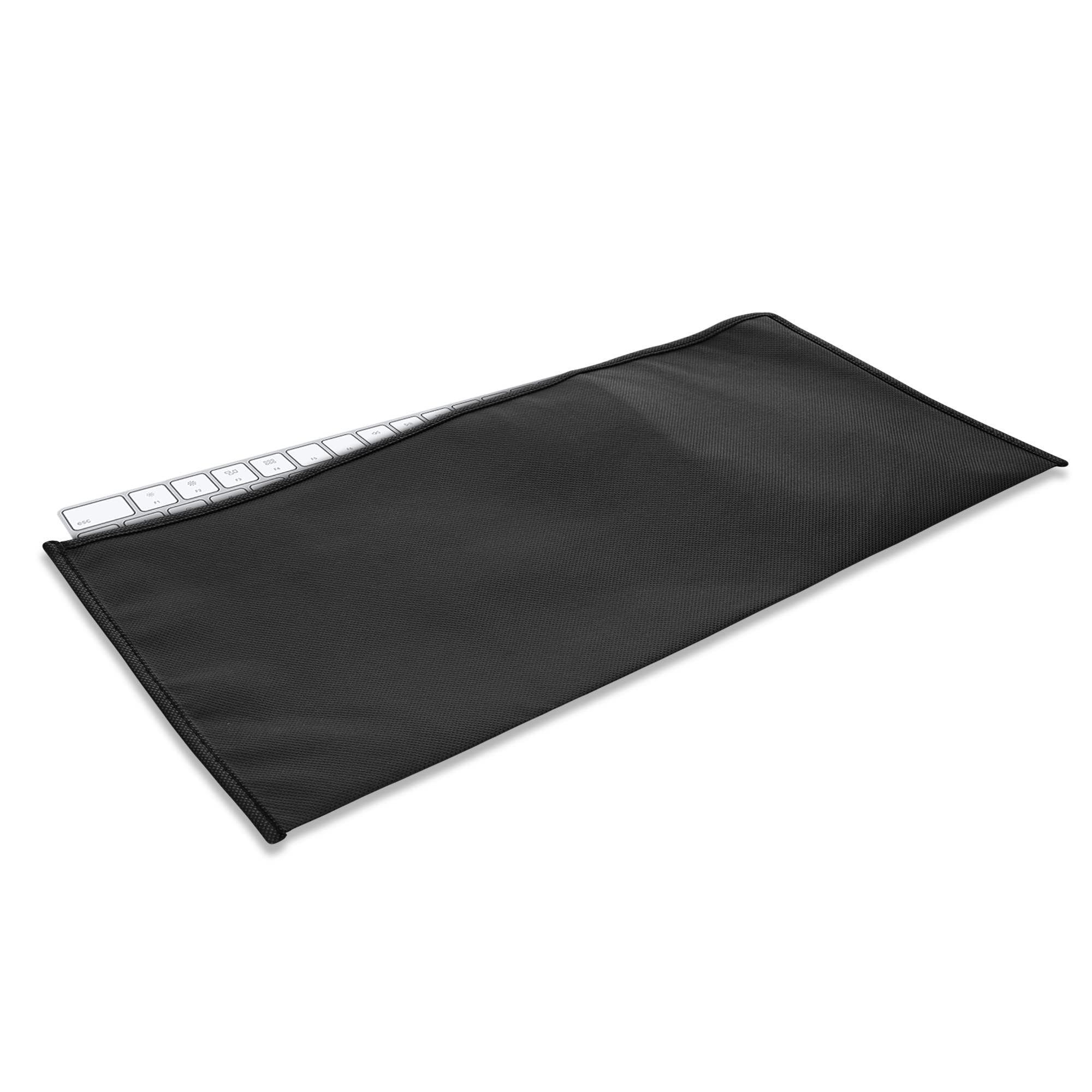 kwmobile Custodia Copritastiera Compatibile con Universal Keyboard (M) - Protezione Antipolvere Tastiera PC - Cover Protettiva Nero