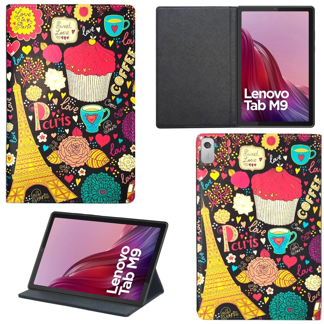 Zaoma Printed Flip Flap Case Cover Compatible for Lenovo Tab M9 22.86 cm 9 inch Tablet Model No. : TB310FU / TB310XU (LM9_PRN014) (B0C81JVJ8Y) Amazon Price History, Amazon Price Tracker