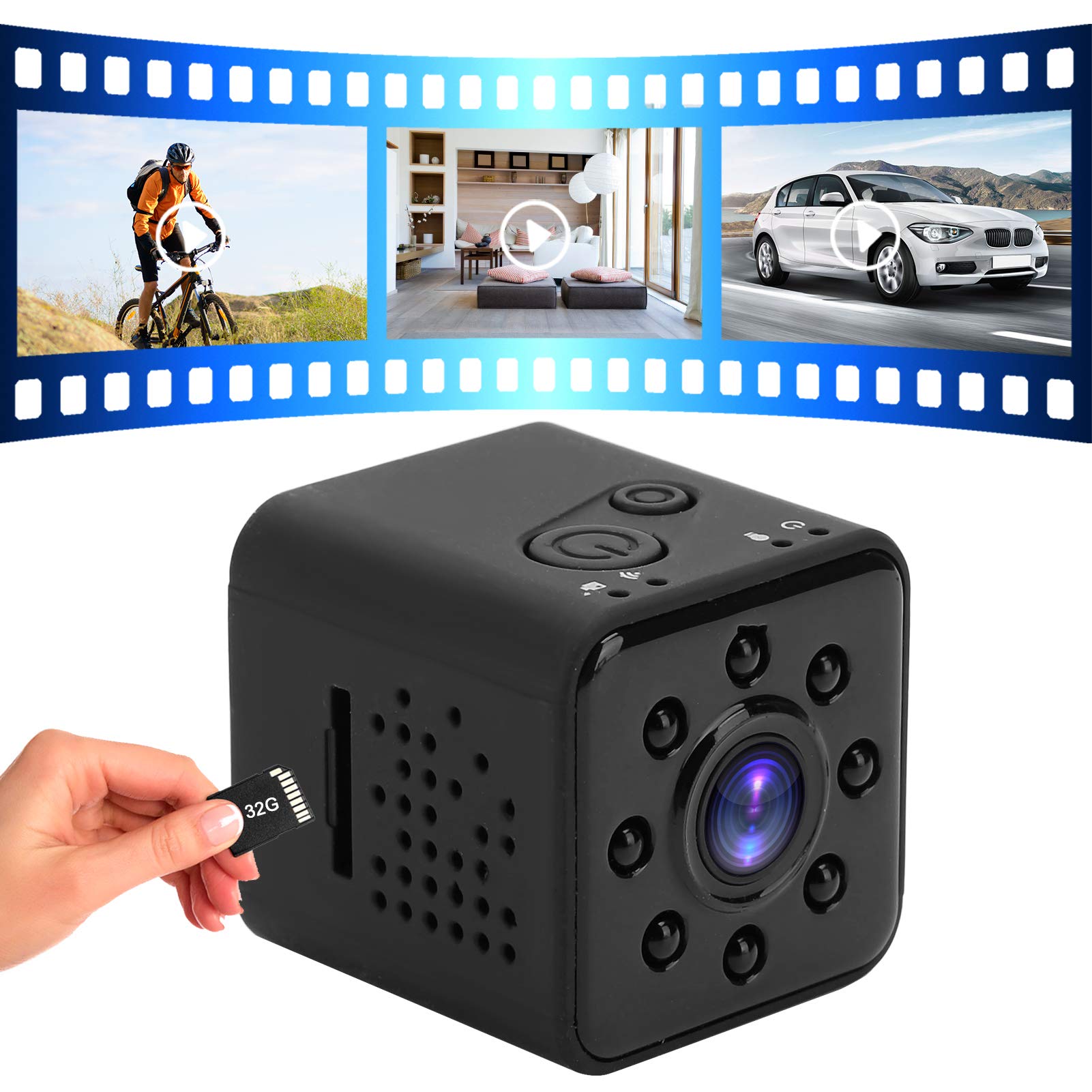 SQ23 Action Camera 1080P 30FPS, 20 M wasserdichte Unterwasserkamera, DVR mit, WiFi-Sportvideokamera mit 170 ° Weitwinkel für IOS,