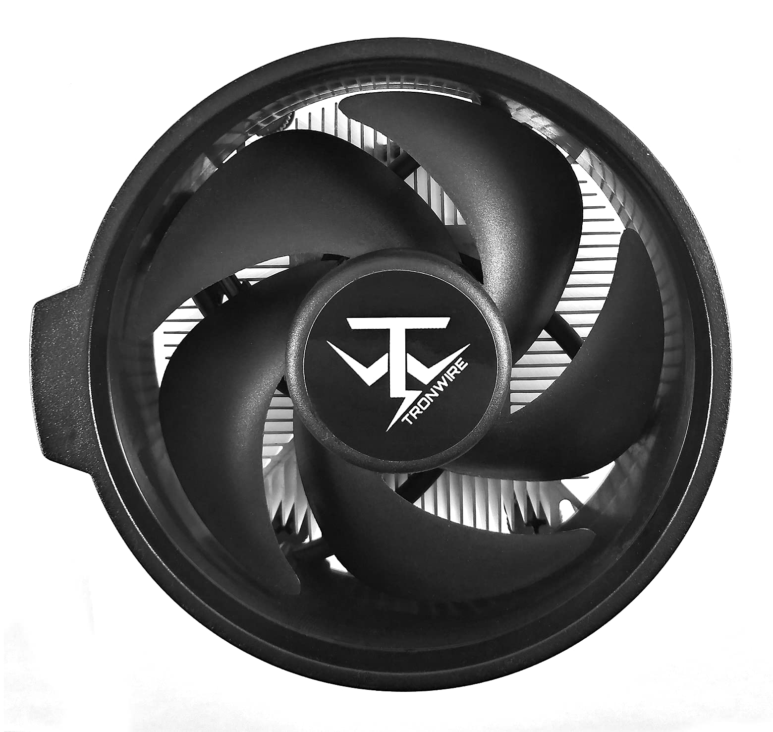 TRONWIRE TW-27 AMD Socket AM4 4-Pin PWM CPU Cooler with Aluminum Heatsink & Copper Core Base & 4.05-Inch Fan with Pre-Applied Thermal Paste for Desktop PC Computer