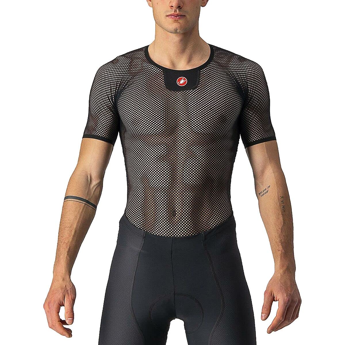 Castelli Black Core Mesh 3 Ss Base Layer - / Large / Xlarge