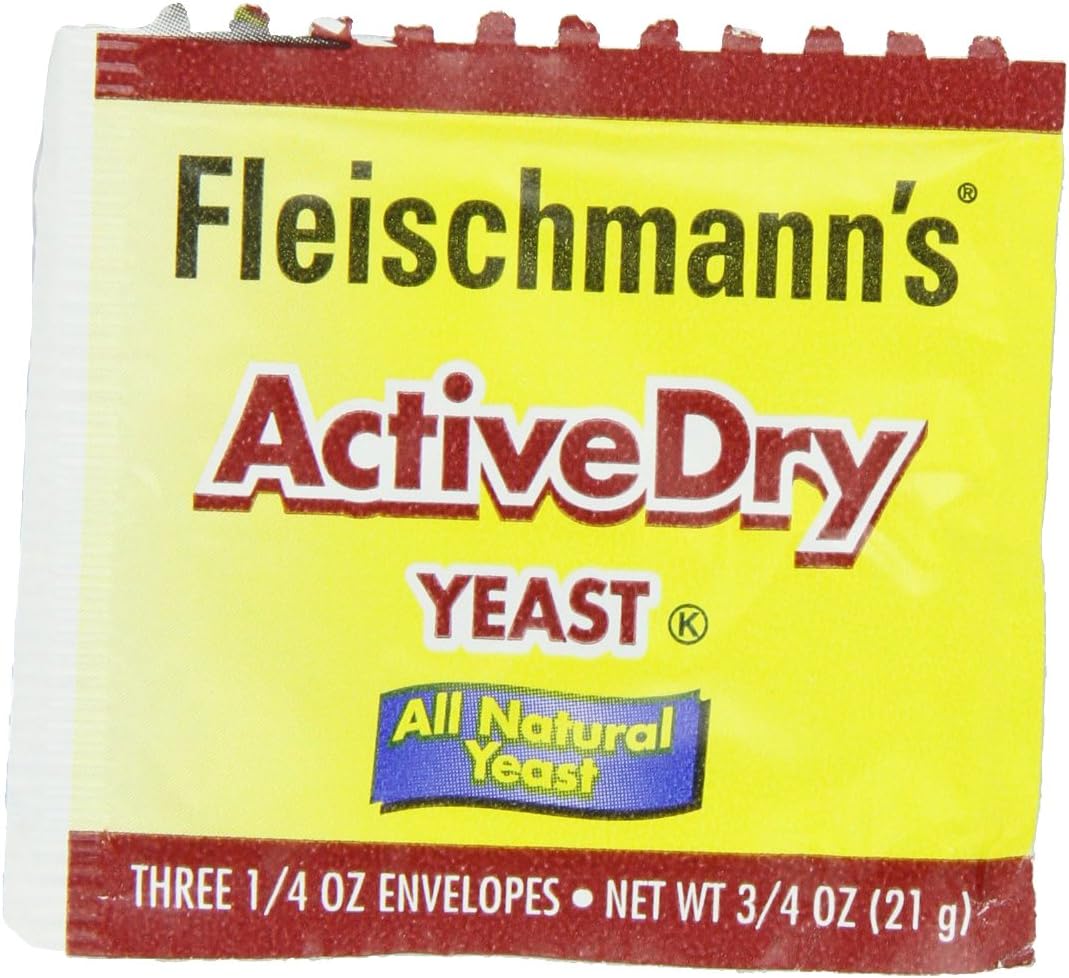 Fleischmann's Yeast Active Dry, 0.75Ounce Pouches (Pack