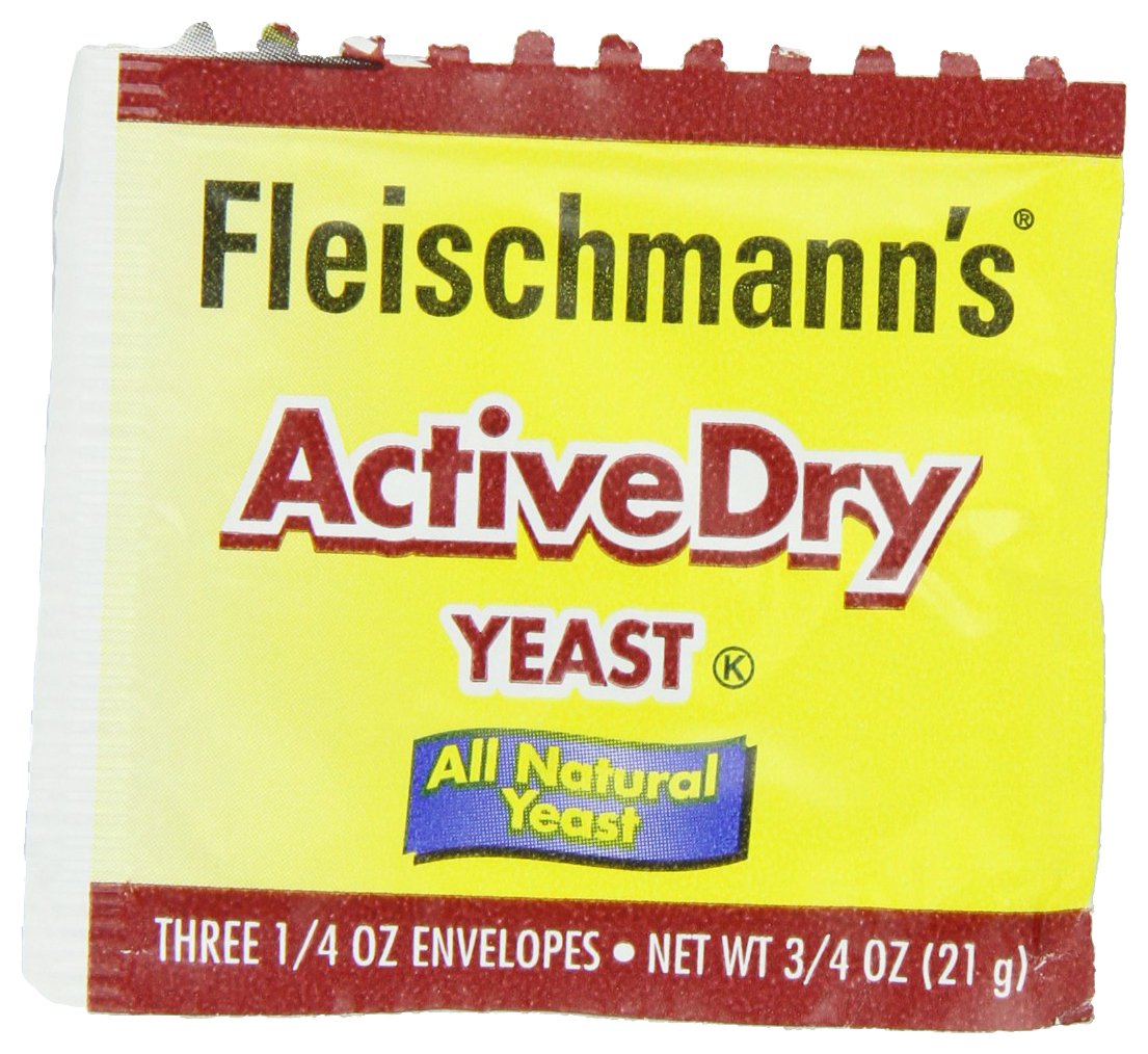 Fleischmann's Yeast Active Dry, 0.75Ounce Pouches (Pack