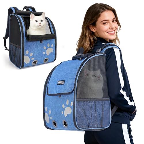 Moysoon Cat Backpack Carrier with Comfort Handle