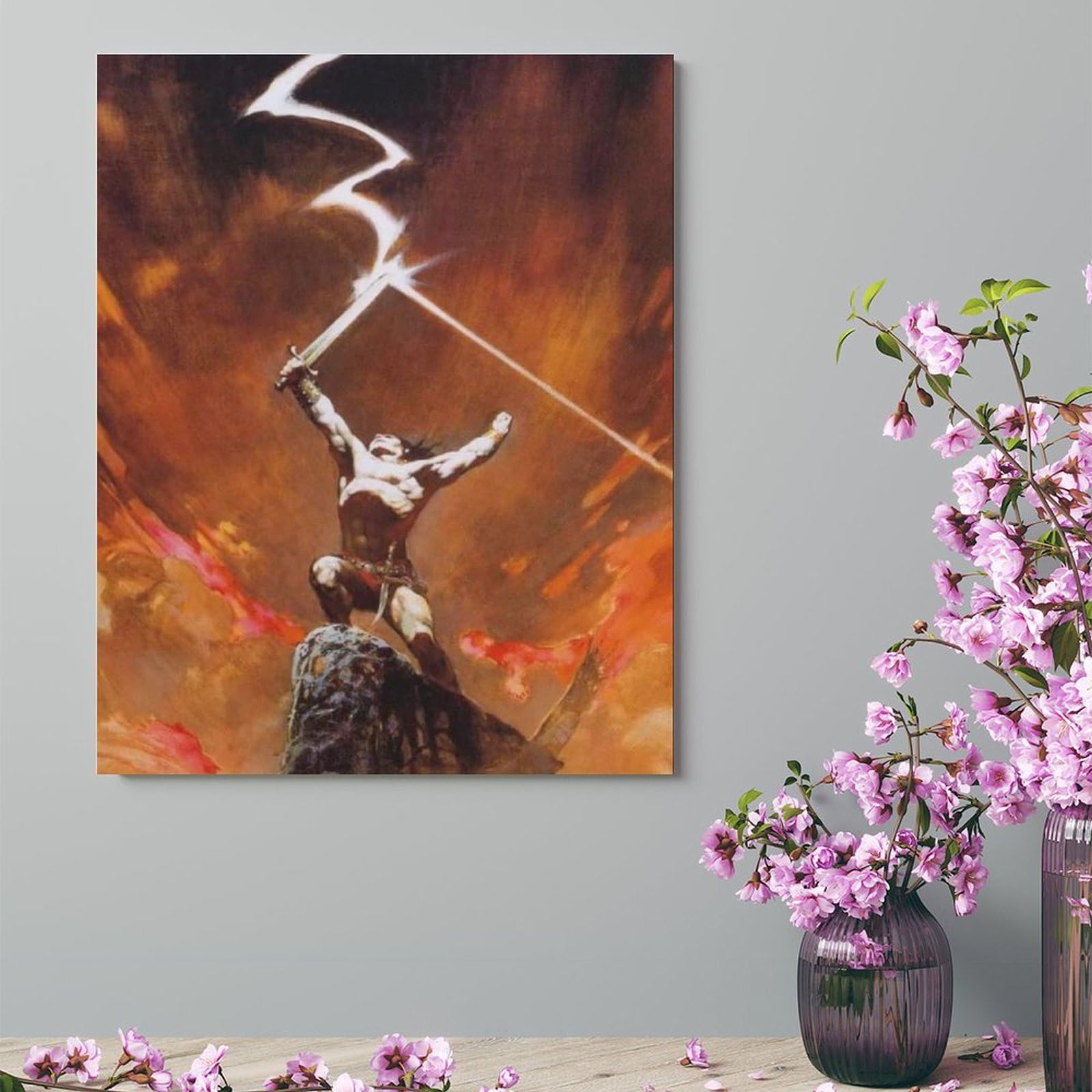 Amazon.com: Frank Frazetta Against The Gods Wall Art Prints Poster