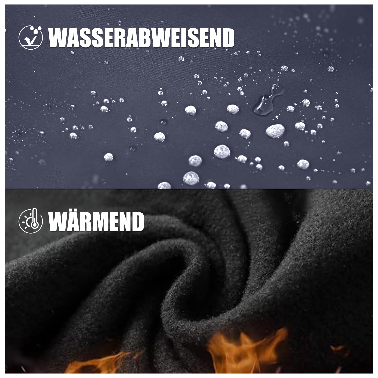 WORK IDEA Damen Outdoor-Hose aus wasserabweisendem Softshell-Material, wärmendem Futter, elastischem Taillenbund für komfortable und Flexible Passform – Ideal für Wandern, und Outdoor-Aktivitäten